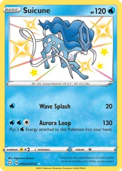 Suicune, Shining Fates Shiny Vault SV022/122