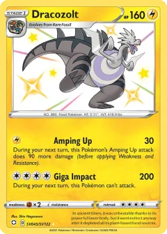 Dracozolt, Shining Fates Shiny Vault SV045/122