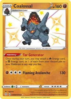Coalossal, Shining Fates Shiny Vault SV069/122