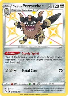 Galarian Perrserker, Shining Fates Shiny Vault SV087/122