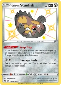 Galarian Stunfisk, Shining Fates Shiny Vault SV088/122