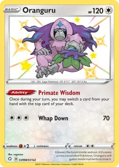 Oranguru, Shining Fates Shiny Vault SV098/122