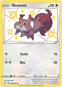Skwovet, Shining Fates Shiny Vault SV099/122