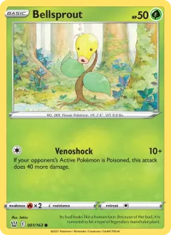Bellsprout, Battle Styles 1/163