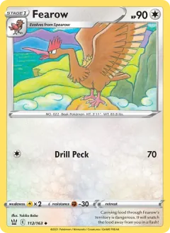 Fearow, Battle Styles 112/163