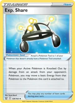 Exp. Share, Battle Styles 126/163