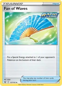 Fan of Waves, Battle Styles 127/163