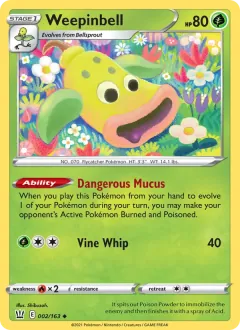 Weepinbell, Battle Styles 2/163