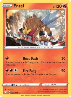 Entei, Battle Styles 20/163