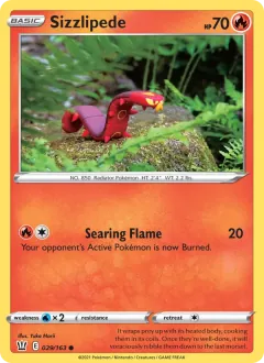 Sizzlipede, Battle Styles 29/163