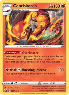 Centiskorch, Battle Styles 30/163