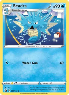 Seadra, Battle Styles 32/163