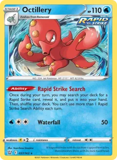 Octillery, Battle Styles 37/163