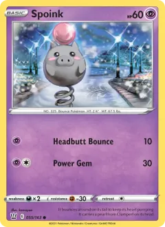Spoink, Battle Styles 55/163