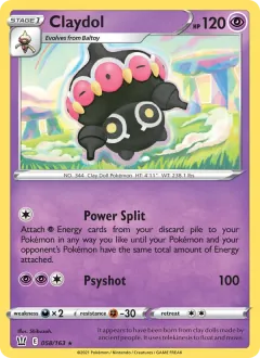 Claydol, Battle Styles 58/163
