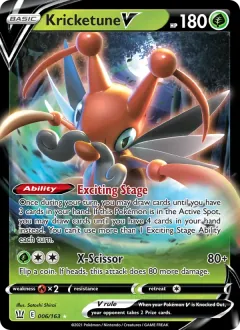 Kricketune V, Battle Styles 6/163