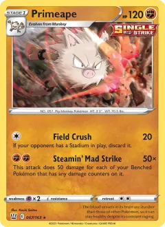 Primeape, Battle Styles 67/163