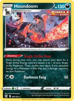 Houndoom, Battle Styles 96/163