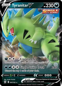 Tyranitar V, Battle Styles 97/163