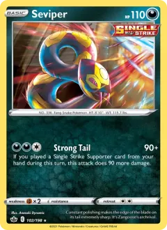 Seviper, Chilling Reign 102/198