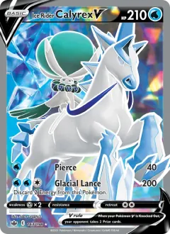 Ice Rider Calyrex V, Chilling Reign 163/198
