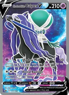 Shadow Rider Calyrex V, Chilling Reign 171/198