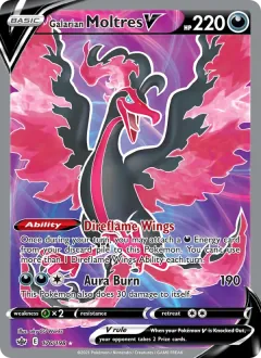 Galarian Moltres V, Chilling Reign 176/198