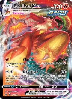 Blaziken VMAX, Chilling Reign 21/198