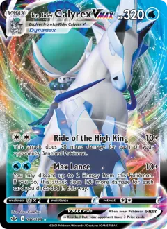 Ice Rider Calyrex VMAX, Chilling Reign 46/198