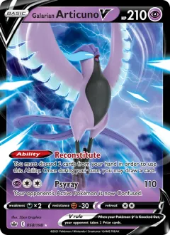 Galarian Articuno V, Chilling Reign 58/198