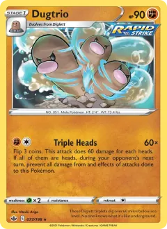 Dugtrio, Chilling Reign 77/198