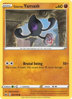 Galarian Yamask, Chilling Reign 82/198