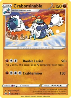 Crabominable, Chilling Reign 85/198