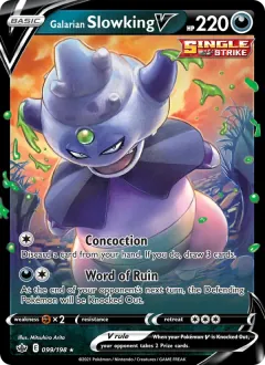 Galarian Slowking V, Chilling Reign 99/198