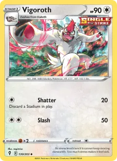 Vigoroth, Evolving Skies 130/203