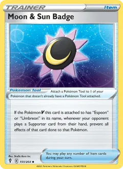 Moon & Sun Badge, Evolving Skies 151/203