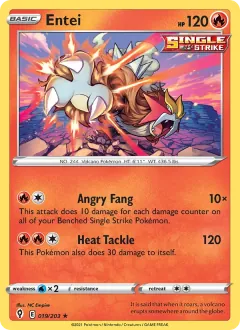 Entei, Evolving Skies 19/203
