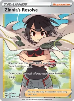 Zinnia's Resolve, Evolving Skies 203/203