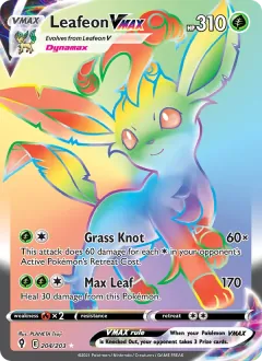 Leafeon VMAX, Evolving Skies 204/203
