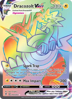 Dracozolt VMAX, Evolving Skies 210/203