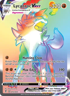 Lycanroc VMAX, Evolving Skies 213/203