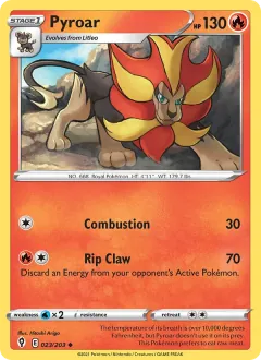 Pyroar, Evolving Skies 23/203