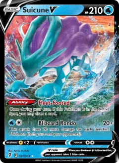 Suicune V, Evolving Skies 31/203