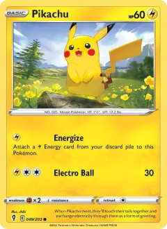 Pikachu, Evolving Skies 49/203