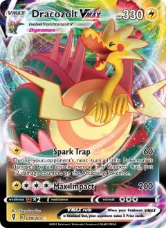 Dracozolt VMAX, Evolving Skies 59/203