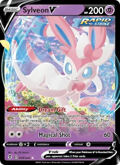 Sylveon V, Evolving Skies 74/203