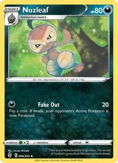 Nuzleaf, Evolving Skies 96/203