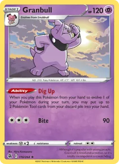 Granbull, Fusion Strike 116/264