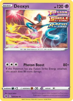 Deoxys, Fusion Strike 120/264