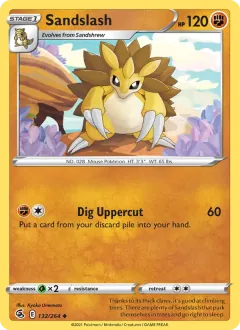 Sandslash, Fusion Strike 132/264